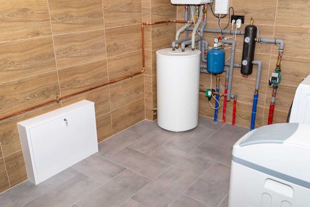 Residential water heater and plumbing system installed in Carlsbad